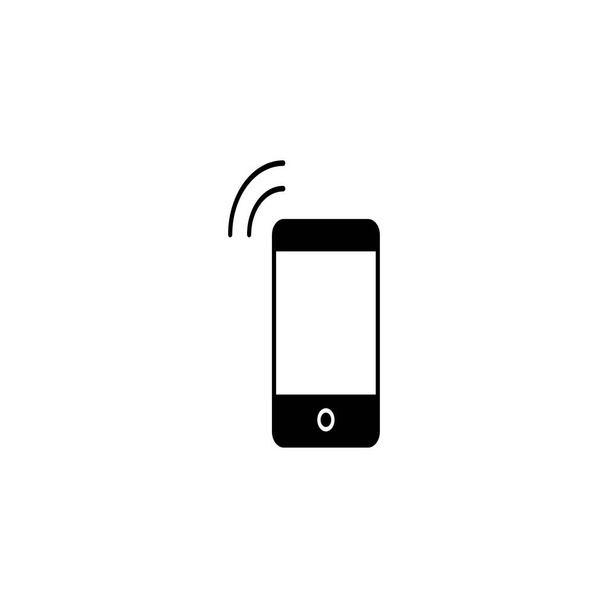 Векторное изображение иконки смартфона. Подходит для связи, телефона, связи и т.д.
. - Вектор,изображение