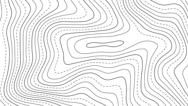 Mapa topográfico líneas de fondo. ilustración abstracta. Vector - Vector, Imagen