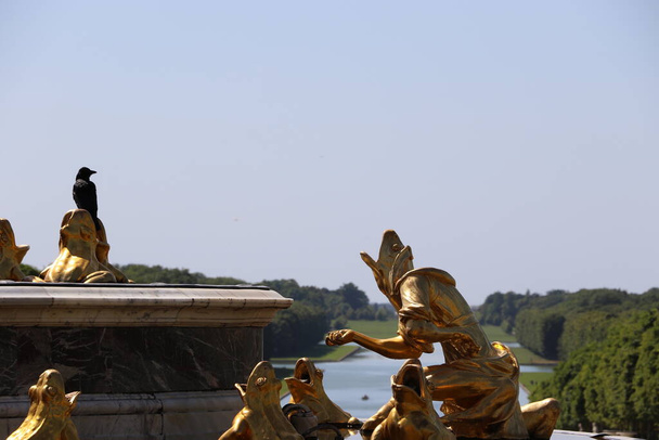 Деталь фонтана во Дворце Версаля - Фото, изображение