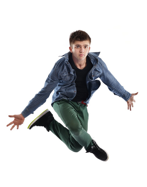 Young man dancing - Foto, afbeelding
