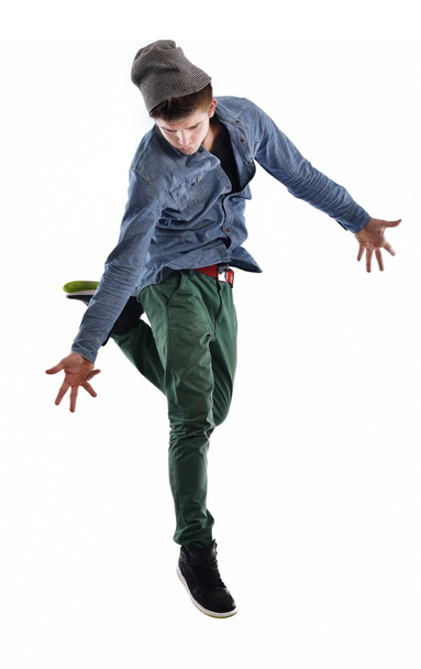 Young man dancing - Foto, afbeelding