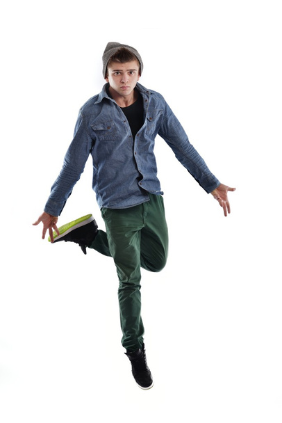 Young man dancing - Foto, Imagen