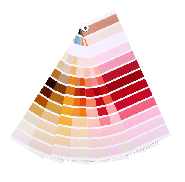 Paletas de cores no fundo branco
 - Foto, Imagem