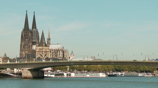 Stadt Köln in Deutschland - Filmmaterial, Video