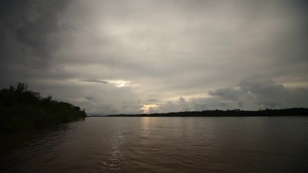 Boat trip at the Amazon river - Felvétel, videó