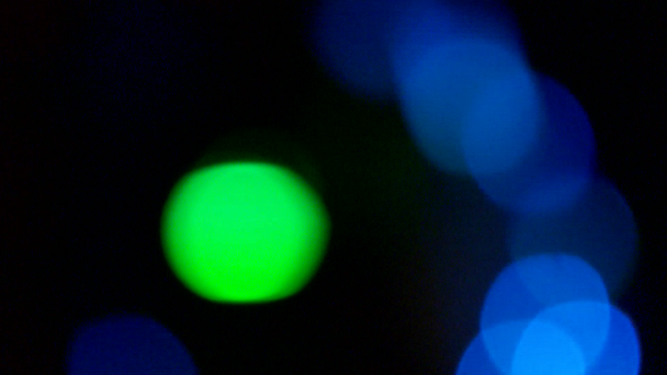 Videoaufnahmen von defokussierten Lichtern - Filmmaterial, Video