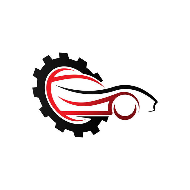 Auto Car Logo icon Vector Illustration template. Modern Sport Car vector logo icon silhouette design. Auto Car logo vector illustration for car repair, dealer, garage and service. - Vector, Image