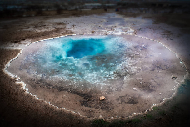 Colour rich Geyser in Iceland - Photo, Image
