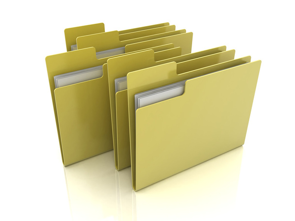 Folder icon with files - Фото, зображення