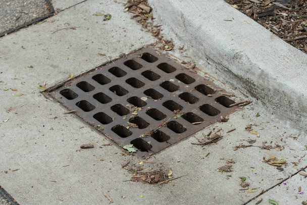 storm drain is clear and free from debris - Photo, Image