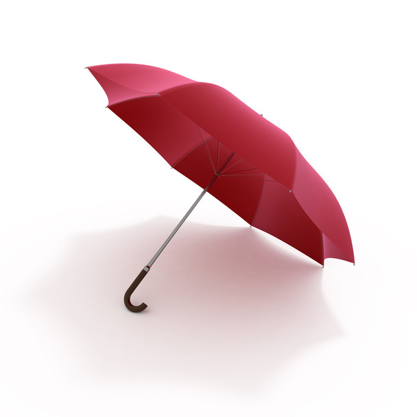 Red umbrella - 写真・画像