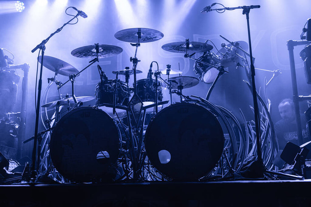 Detroit, Michigan / Estados Unidos - 02.13.2020: banda de heavy metal de Queensryche tocando en Saint Andrews Hall
. - Foto, Imagen
