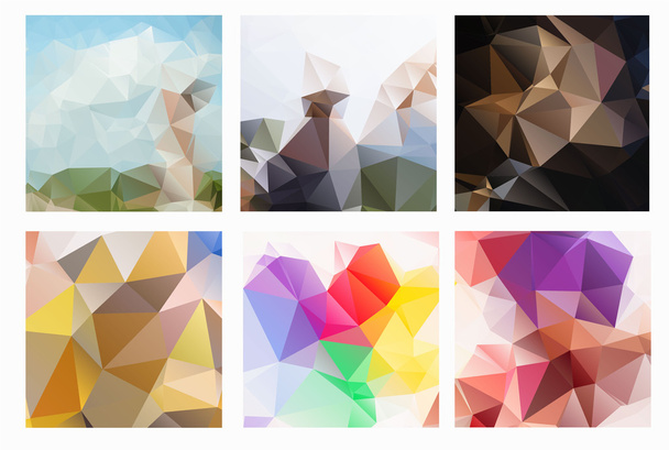 Abstraktní trojúhelníky - Vektor, obrázek