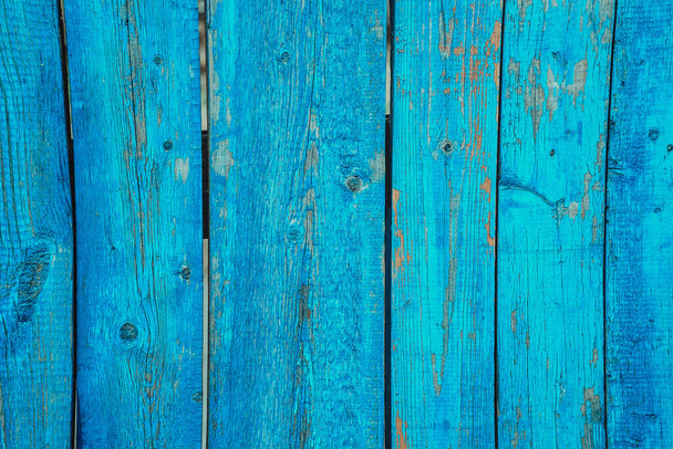 luminoso vintage in legno sfondo blu per la stampa di testo 1 - Foto, immagini