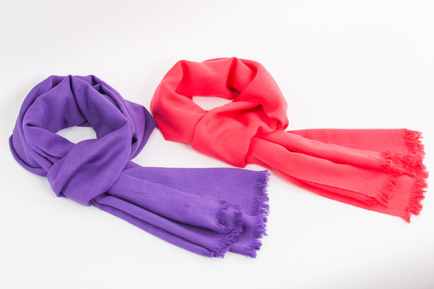 Purple and pink scarves - Photo, Image