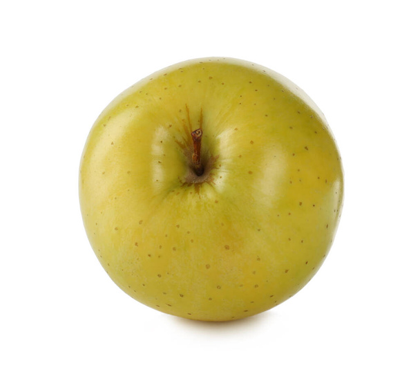 Fresh juicy yellow apple isolated on white - Foto, Imagen