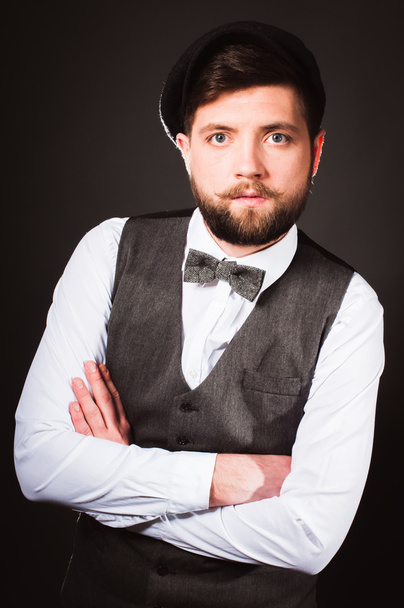 Man with bow tie - Foto, afbeelding