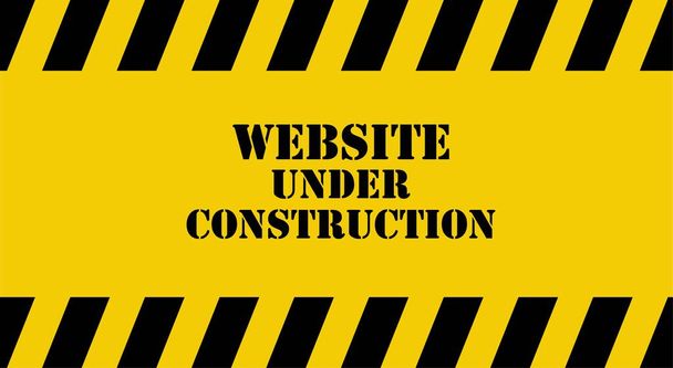 under construction on warning sign. - Vector, Image