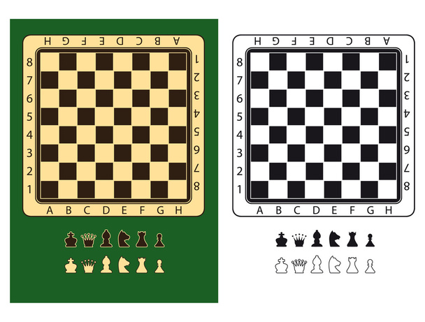 Chessboards - Vektör, Görsel