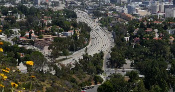 Hollywood Bowl Overlook Dolly Shot Los Angeles California USA - 映像、動画