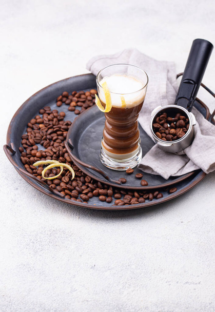 Kawa barraquito prażona kanaryjska - Zdjęcie, obraz