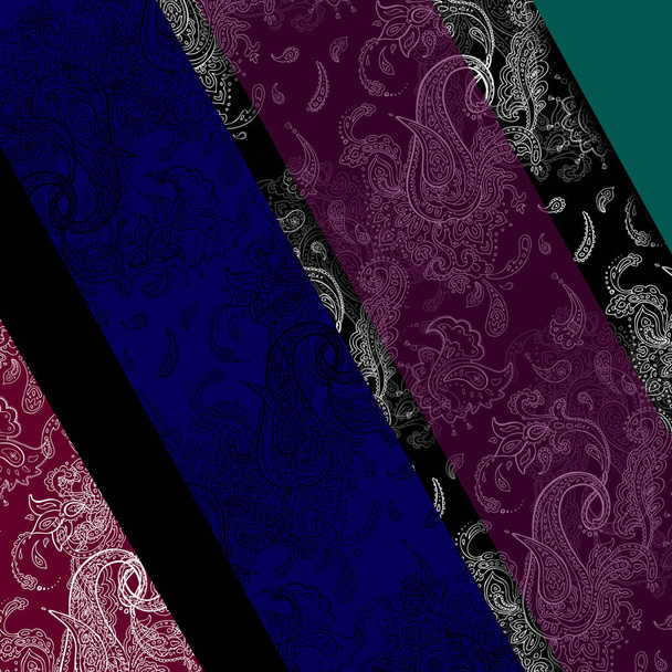 abstract colorful scarf design - Φωτογραφία, εικόνα