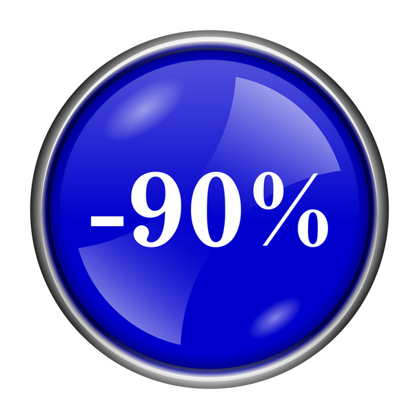 90 percent discount icon - Photo, Image
