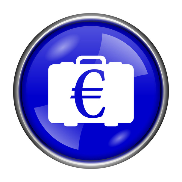 εικονίδιο τσάντα ευρώ - Φωτογραφία, εικόνα