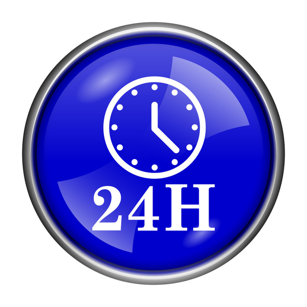 24H icono del reloj
 - Foto, Imagen