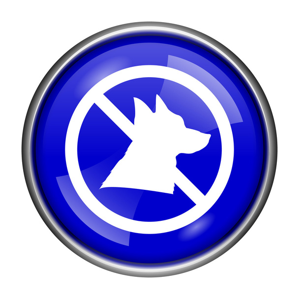 Forbidden dogs icon - Photo, Image
