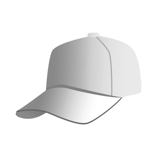 chapeau de sport marque icône isolée - Vecteur, image