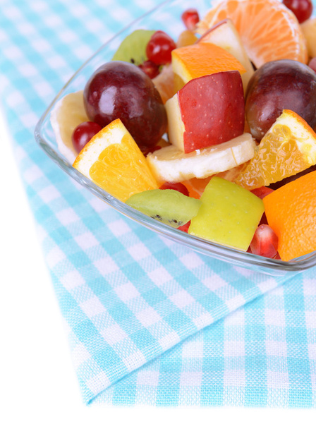 Sweet fresh fruits in bowl on table close-up - Фото, зображення