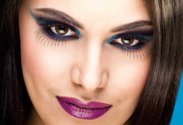Makeup Model with extreme makeup - Photo, Image