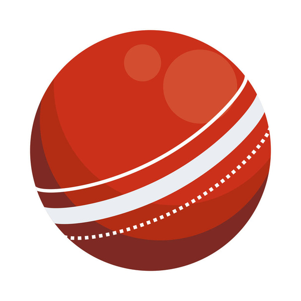 kriketti pallo urheiluvälineet kuvake - Vektori, kuva