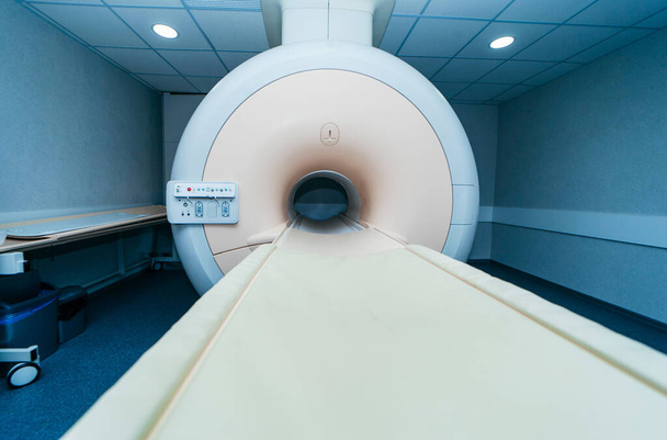 Interior of room with MRI machine. - Photo, Image