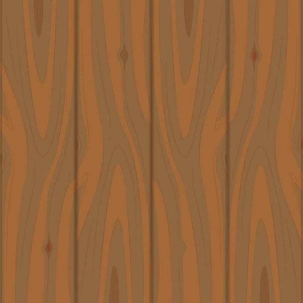 Cartoon wooden background - Vector, Image