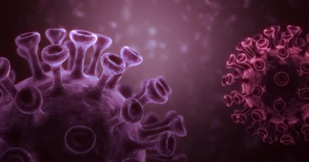 Coronavirus animáció koncepció háttér hurok - Felvétel, videó