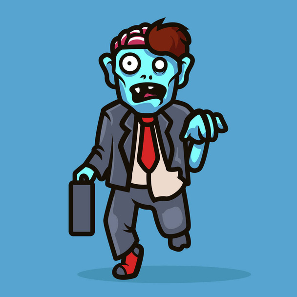 Zombie Mascot illustration design - Вектор, зображення