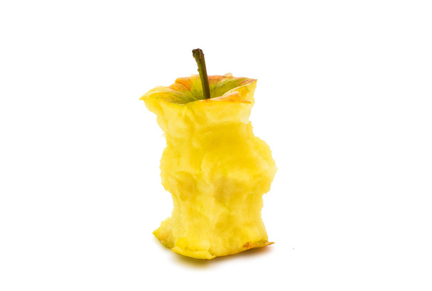 Núcleo de maçã isolado
 - Foto, Imagem