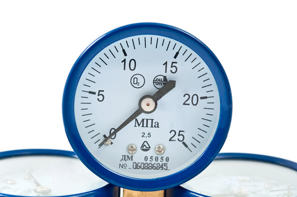 Medidor de pressão de oxigénio
 - Foto, Imagem