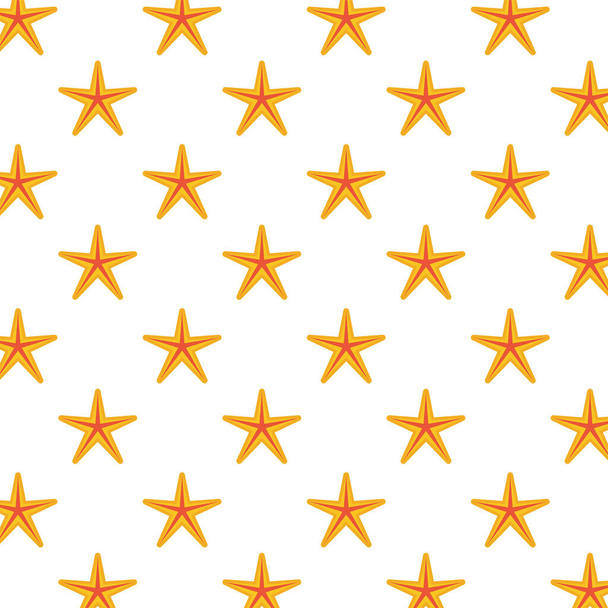 estrellas de mar animales de mar patrón de verano fondo
 - Vector, Imagen
