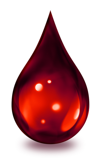 Blood drop - icon - Photo, Image