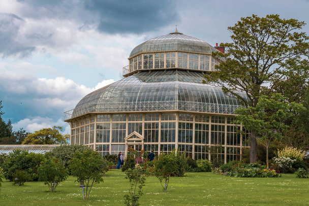 Dublin, Ireland - JUN 03 2019: Greenhouse in The National Botanic Garden in Glasnevin, Dublin, Ireland - Photo, Image