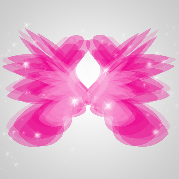 abstract pink butterfly background - Photo, image