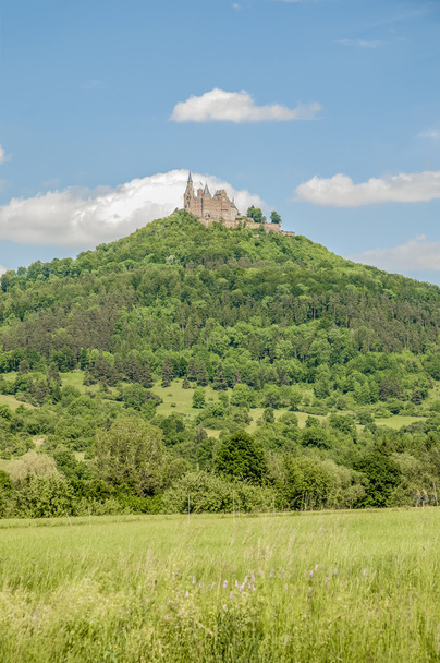 Castelo de Hohenzollern em Baden-Wurttemberg, Alemania
 - Foto, Imagem
