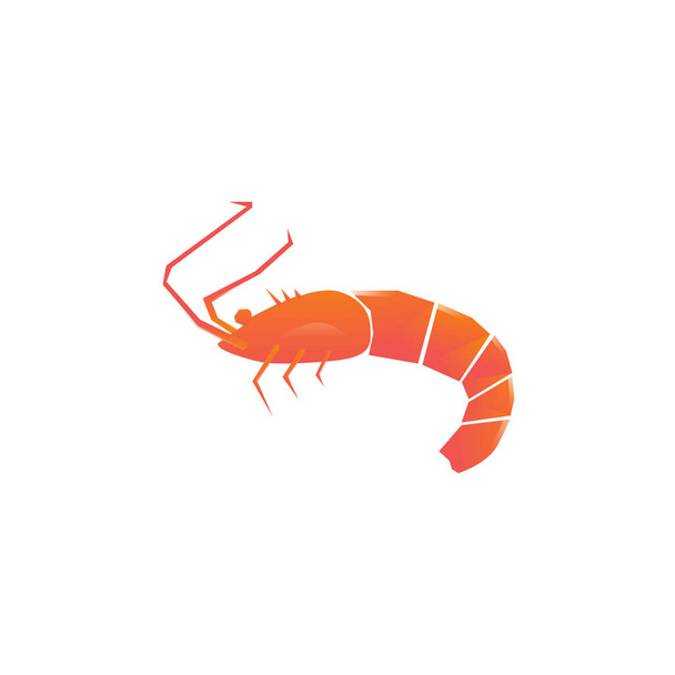 illustration de modèle de conception vectorielle crevettes - Vecteur, image