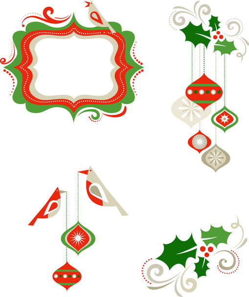 Elementos gráficos de Navidad
 - Vector, Imagen