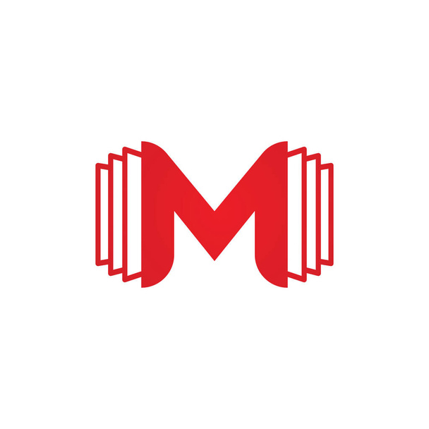 Логотип M, логотип будівництва, емблема, логотип архітектури
 - Вектор, зображення