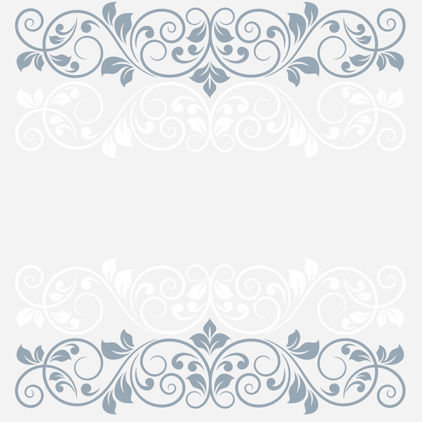 Floral greeting card - Vector, Image