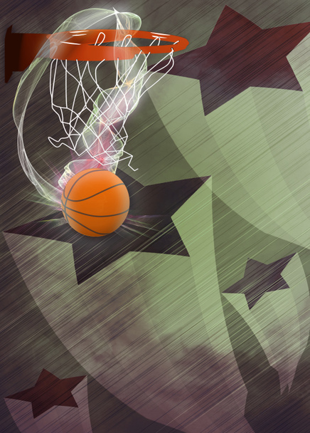 баскетбольний кільце і м'яч фон
 - Фото, зображення